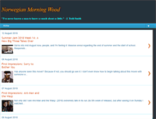 Tablet Screenshot of norwegianmorningwood.com